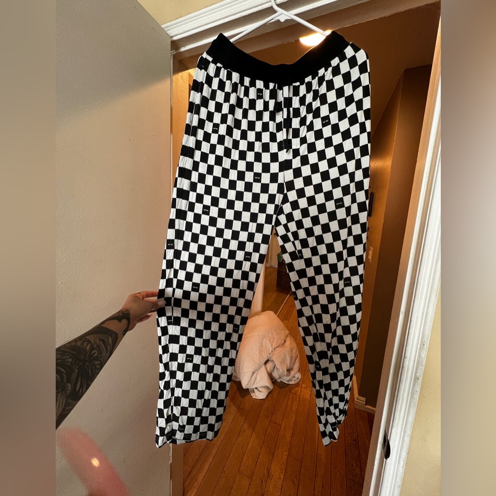 little sleepies men’s checkered sleep pants